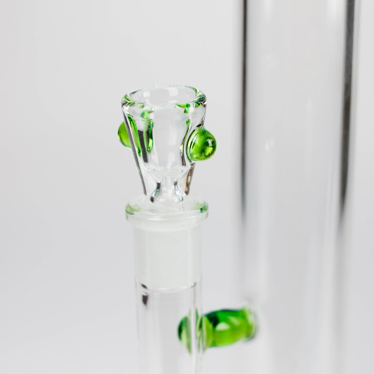 Shine Glassworks | 22 inch 38mm Straight Tube with opal accents [ST 2201] -Made in Canada Glass Bong Smoking Cat Distribution