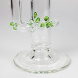 Shine Glassworks | 22 inch 38mm Straight Tube with opal accents [ST 2201] -Made in Canada Glass Bong Smoking Cat Distribution