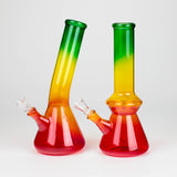10" Rasta Color Water pipe-Designs Assorted Glass Bong NIBO Distribution