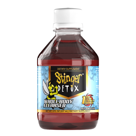Stinger Detox | Whole Body Cleanser 1-Hour Extra Strength Drink– 8 FL OZ Detox Desert Depot Fruit Punch