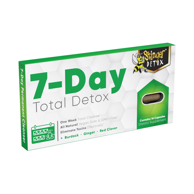 Stinger Detox | 7-Day Total Detox Permanent Cleanser Capsules Detox Desert Depot