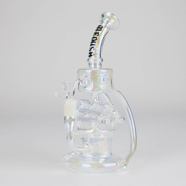Medusa | 12" Recycler - Style 2 Glass Bong Small Biz Distributors