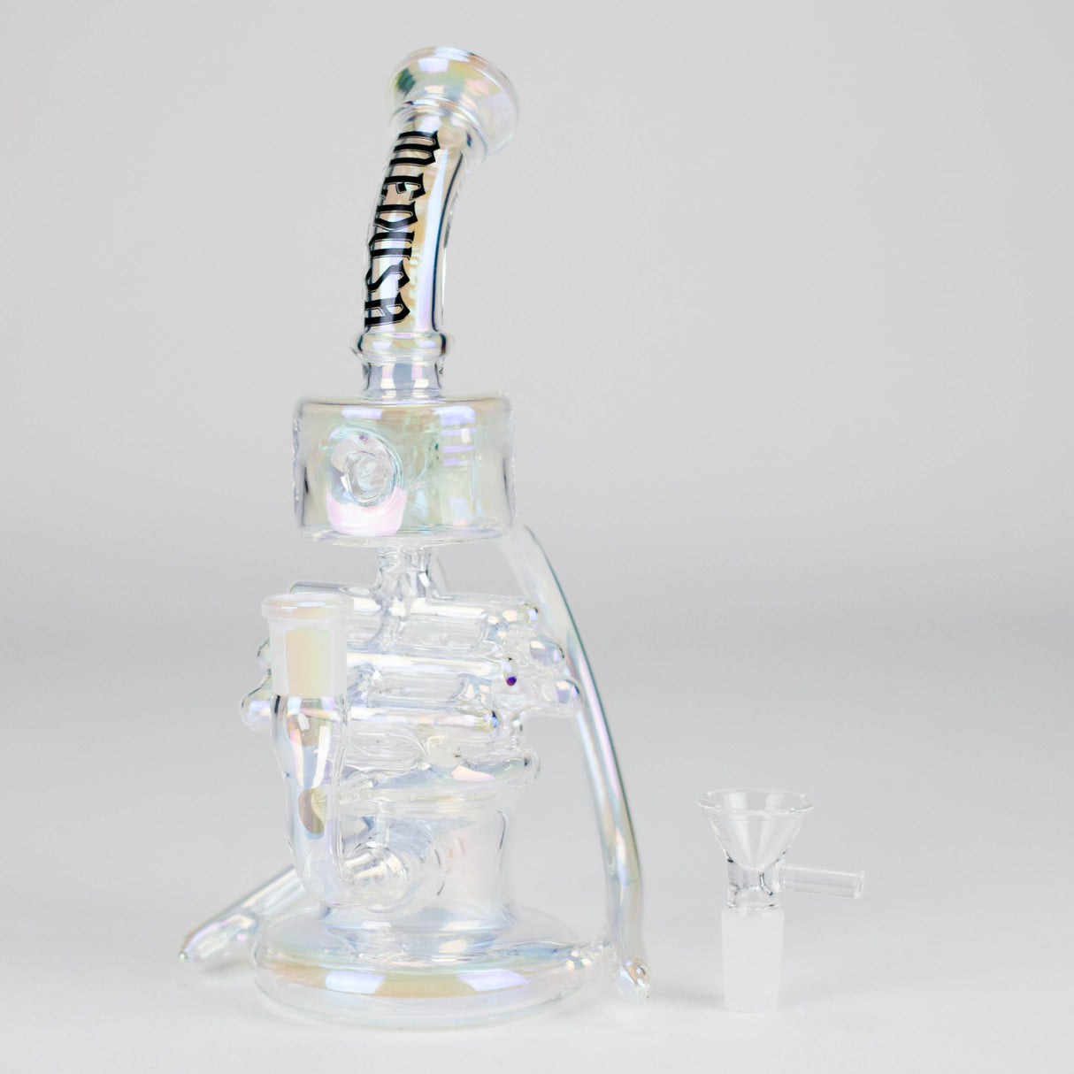 Medusa | 12" Recycler - Style 2 Glass Bong Small Biz Distributors