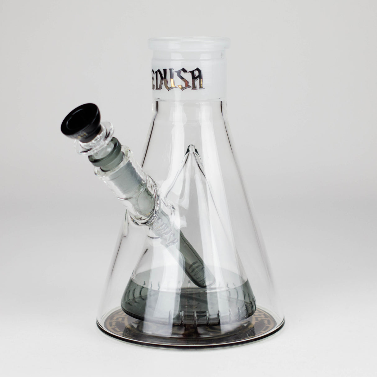 Medusa | Cone Perc Base for Stack-A-Bong Glass Bong Small Biz Distributors Black