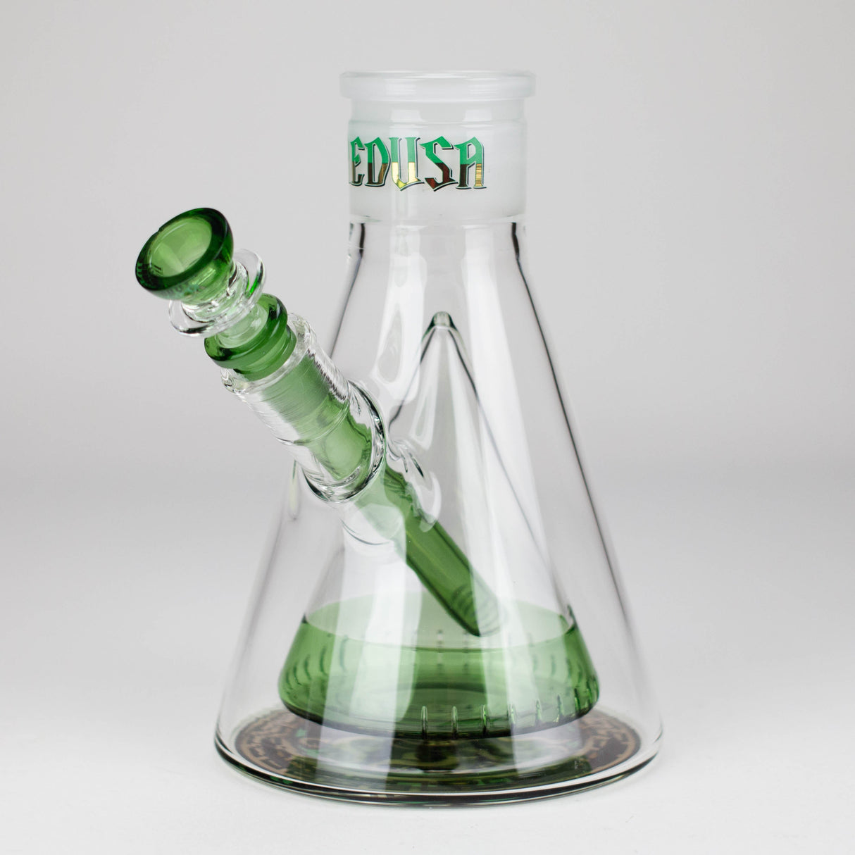 Medusa | Cone Perc Base for Stack-A-Bong Glass Bong Small Biz Distributors Green