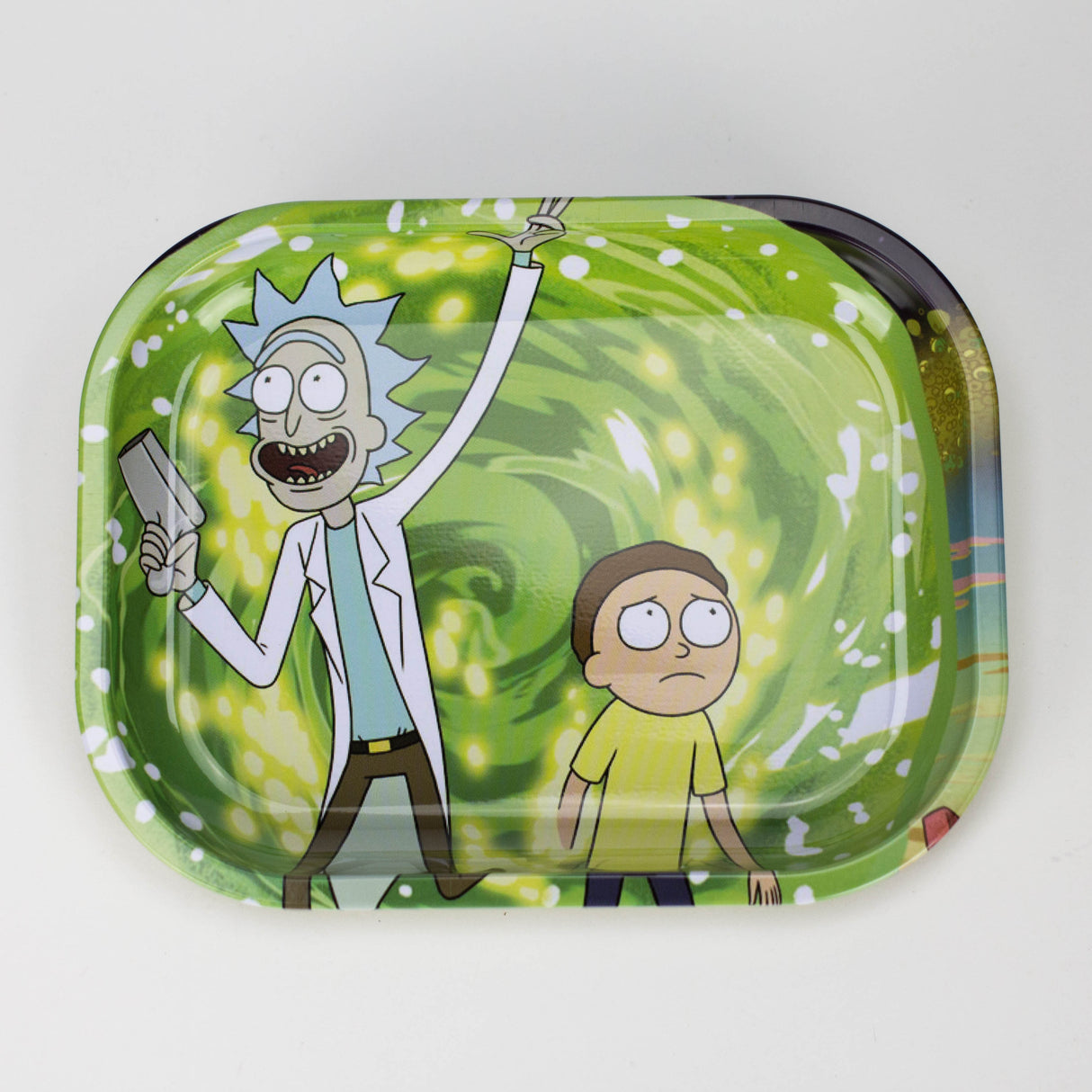 Novelty Metal Rolling Trays -Small Tray Smoking Cat Distribution R&M Space