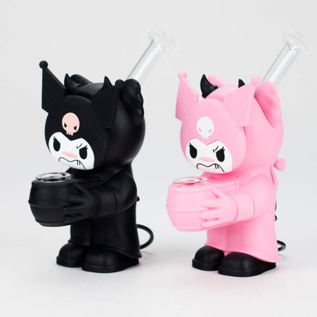 5.5" Devil Rabbit Silicone Water pipe [YS-071] Resin · Silicone · Plastic Bong JJ Distribution