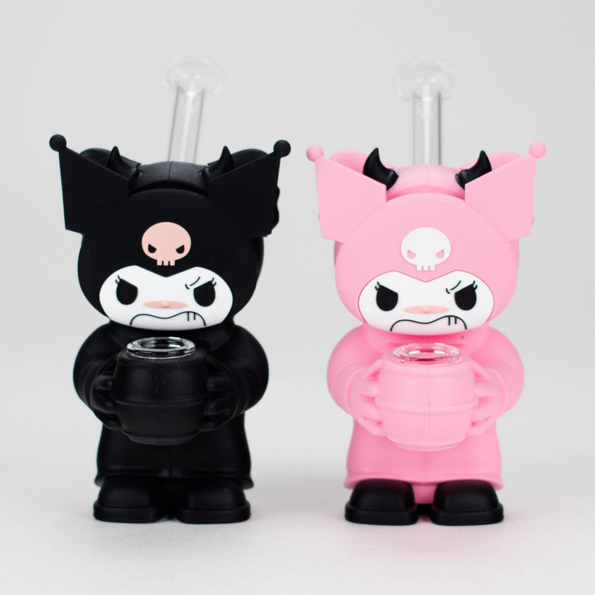 5.5" Devil Rabbit Silicone Water pipe [YS-071] Resin · Silicone · Plastic Bong JJ Distribution