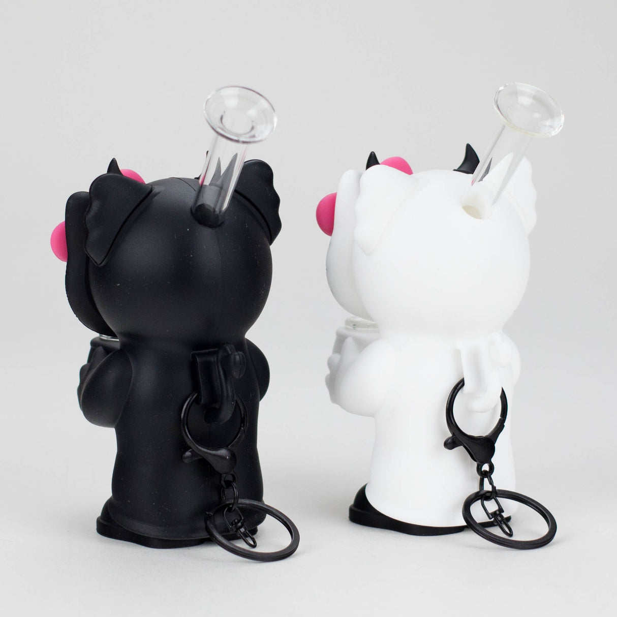 5.5" Devil Kitty Silicone Water Pipe-Assorted [YS-389] Silicone Bong JJ Distribution