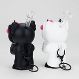 5.5" Devil Kitty Silicone Water Pipe-Assorted [YS-389] Silicone Bong JJ Distribution