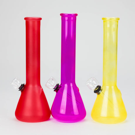 8" Color Painted Water pipe-Designs and Color Assorted Glass Bong Bongzie Smokes
