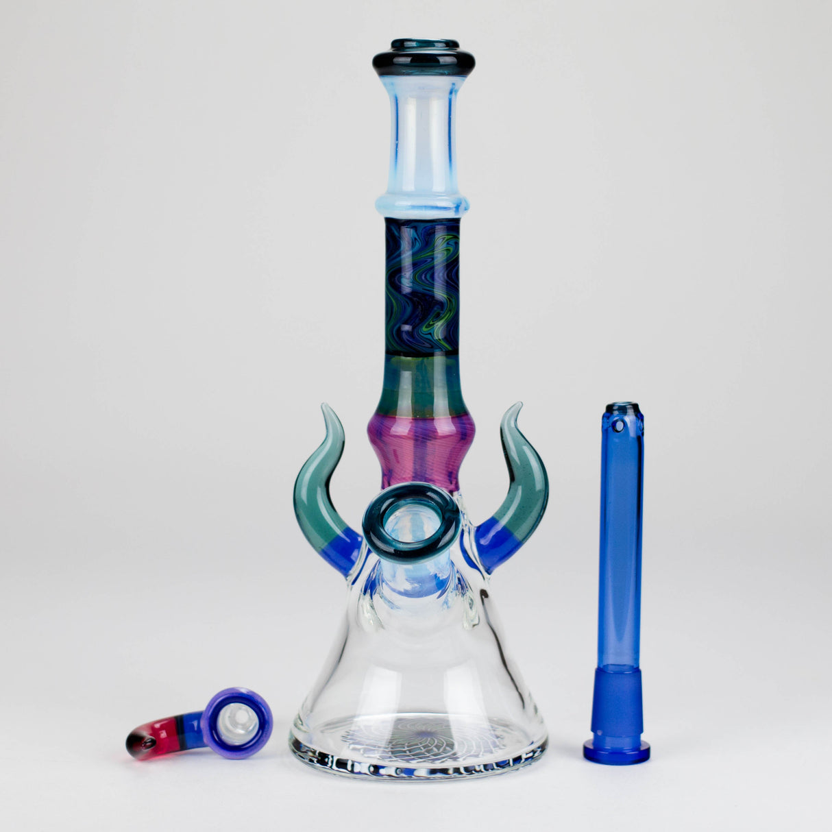 Mooks Glass | 10" Head Glass Bong - made in Canada Glass Bong Smoking Cat Distribution