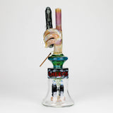 Cheech | 12.5" Pistalado Bong CHE-356 Glass Bong Smoking Cat Distribution