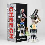 Cheech | 12.5" Pistalado Bong CHE-356 Glass Bong Smoking Cat Distribution