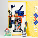 Cheech | 11" the Dude Bong Glass Bong Smoking Cat Distribution