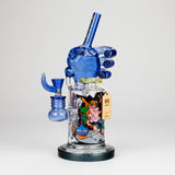 Cheech | 11" the Dude Bong Glass Bong Smoking Cat Distribution