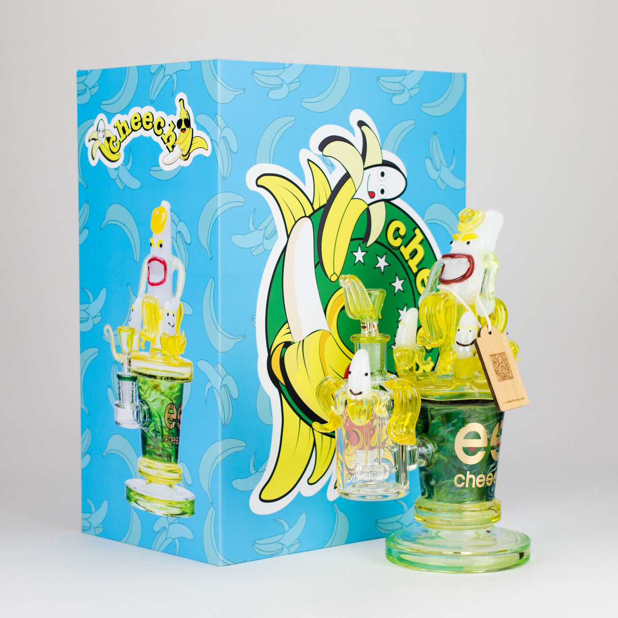Cheech | 10" Banana in Banana Bong CHE-329 Glass Bong Smoking Cat Distribution