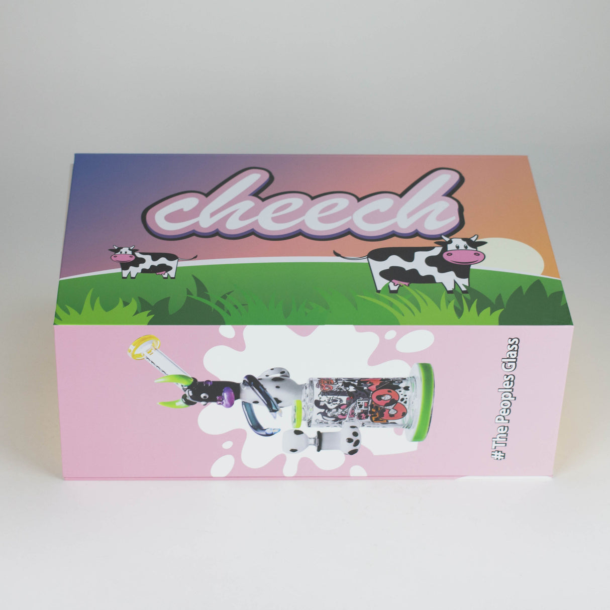 Cheech | 11" The Cow Bong - CHE 333 Glass Bong Smoking Cat Distribution