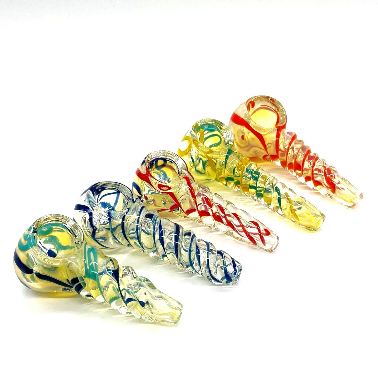 Insideout Twist Glass Pipe 3.5" - Assorted Design [PIP678]_7