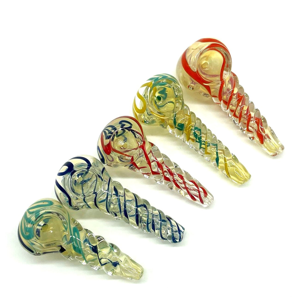Insideout Twist Glass Pipe 3.5" - Assorted Design [PIP678]_0