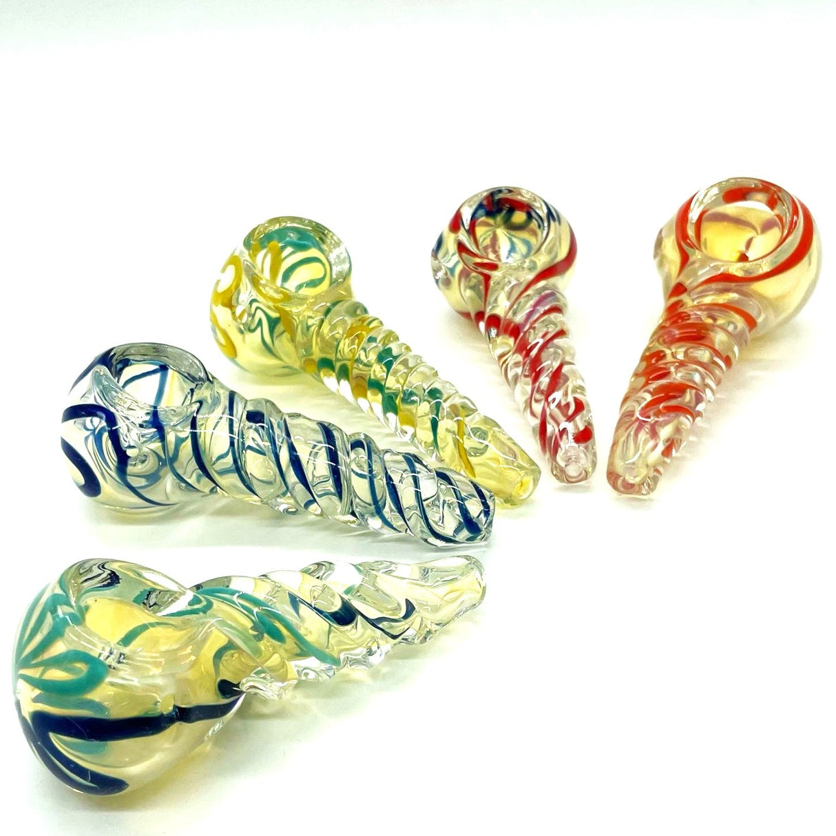Insideout Twist Glass Pipe 3.5" - Assorted Design [PIP678]_1