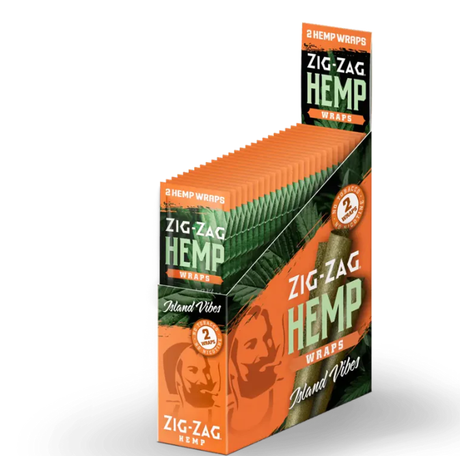 Zig Zag Hemp Wraps Flavored - 25 pouches Box_0