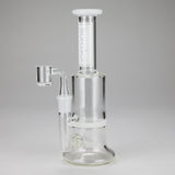 BoroSci | 7" Honeycomb Glass Rig Glass Rig Maq Distributors White