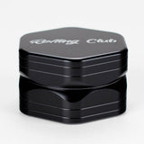 Rolling Club | 2.5" 2 Piece Hex Grinder Regular Grinder Maq Distributors Black
