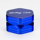 Rolling Club | 2.5" 2 Piece Hex Grinder Regular Grinder Maq Distributors Blue