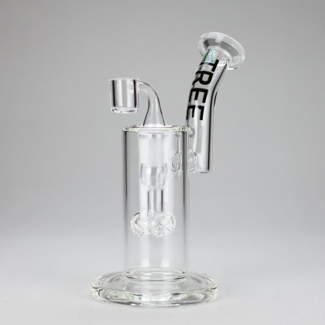 Tree Glass | 9" Glass Rig Cluster Perc with Banger Glass Rig Maq Distributors