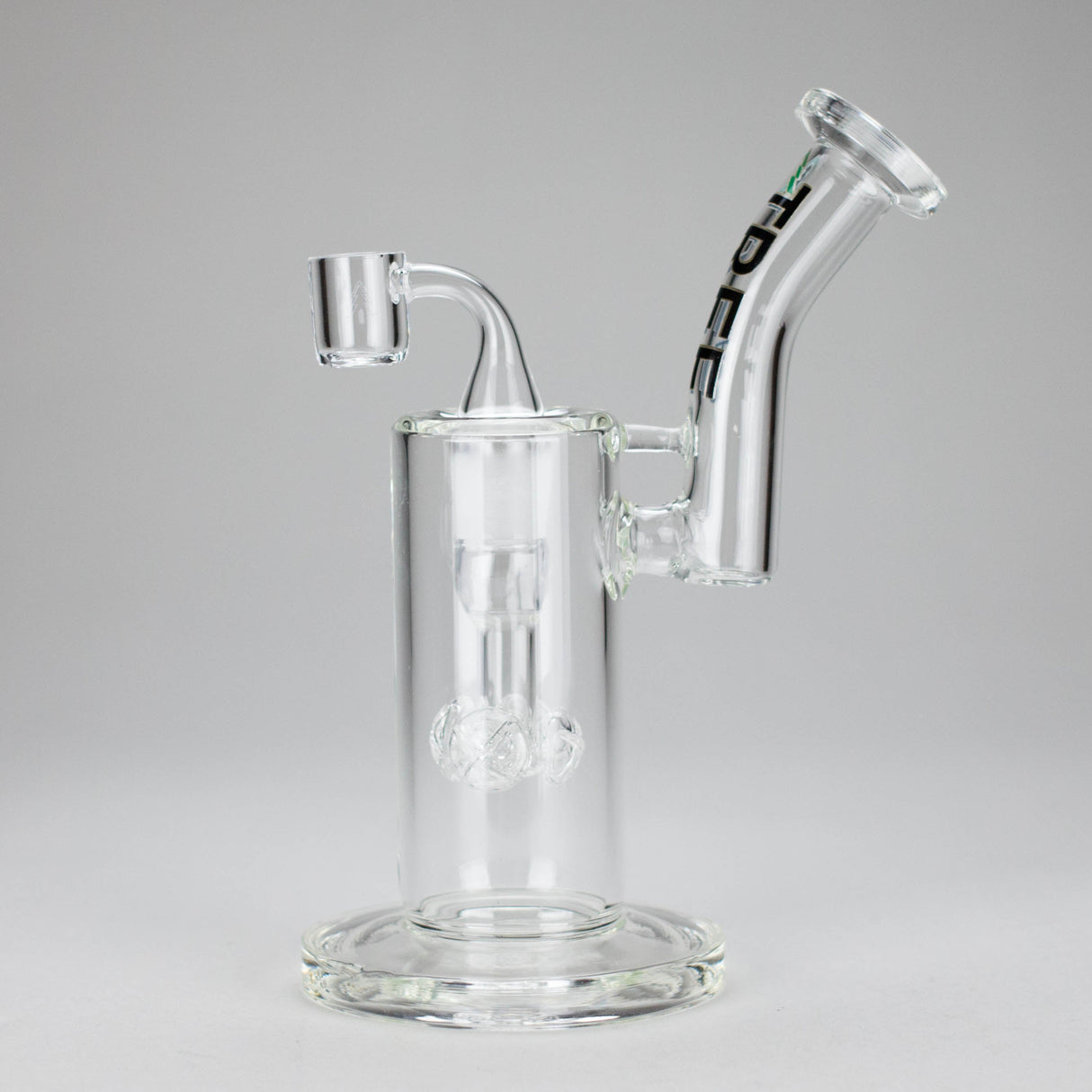 Tree Glass | 9" Glass Rig Cluster Perc with Banger Glass Rig Maq Distributors