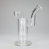Tree Glass | 9" Glass Rig Cluster Perc with Banger Glass Rig Maq Distributors