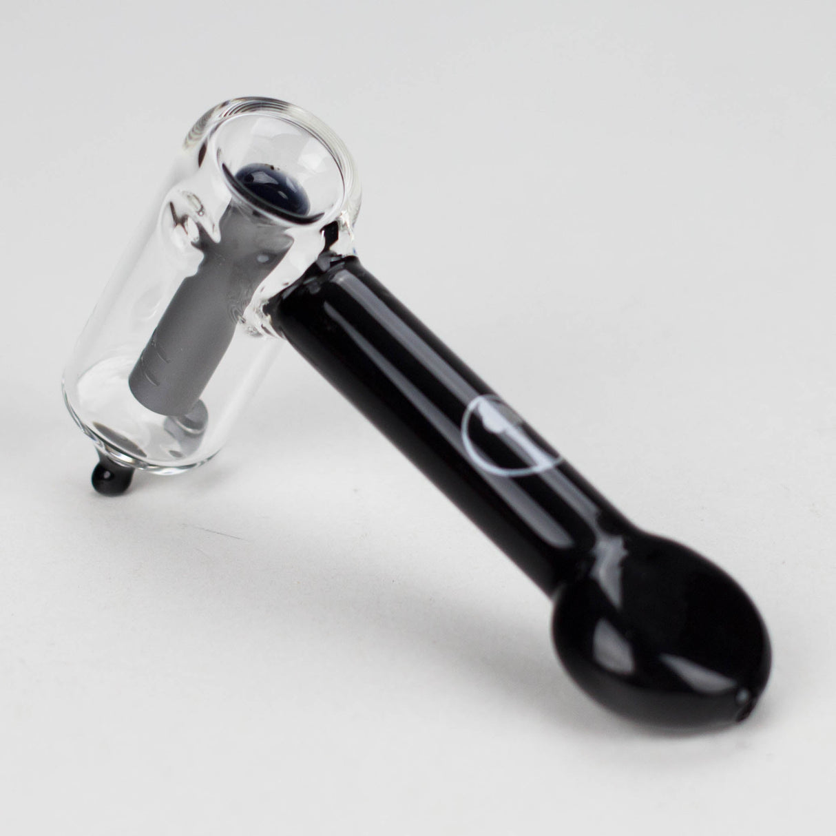 Tree Glass | 4.5" Thin Showerhead Hammer Glass Bubbler Glass Pipe Maq Distributors Black
