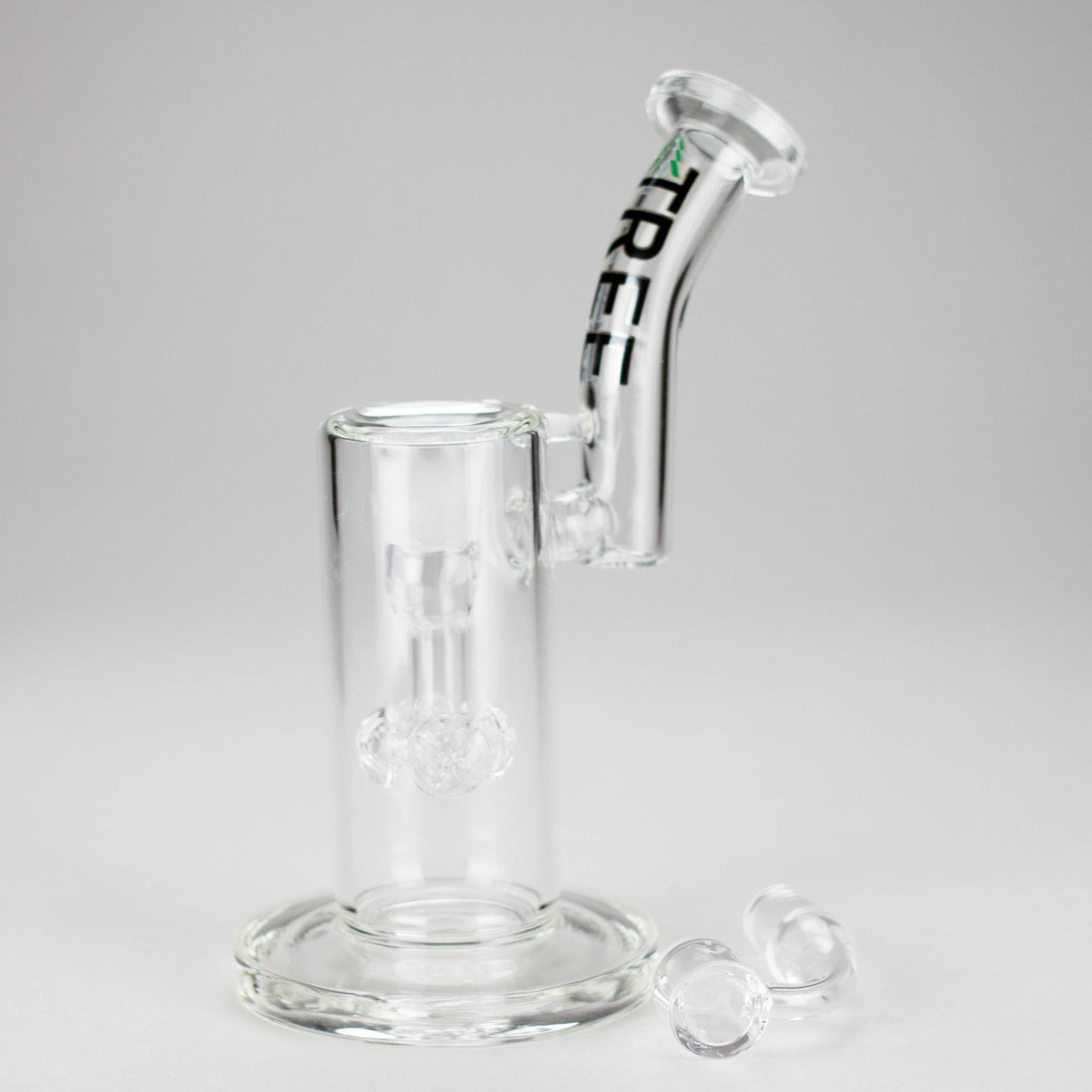 Tree Glass | 9" Glass Rig Cluster Perc with Banger Glass Rig Maq Distributors
