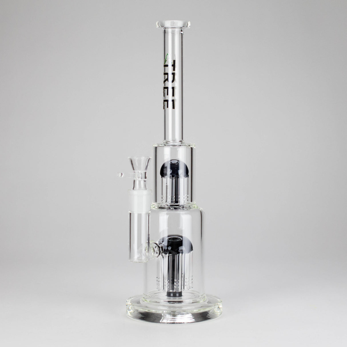 Tree Glass | 15" Double Tree Cake Bong Glass Bong Maq Distributors