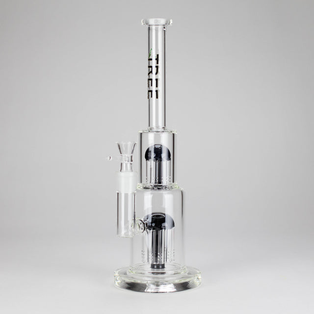 Tree Glass | 15" Double Tree Cake Bong Glass Bong Maq Distributors