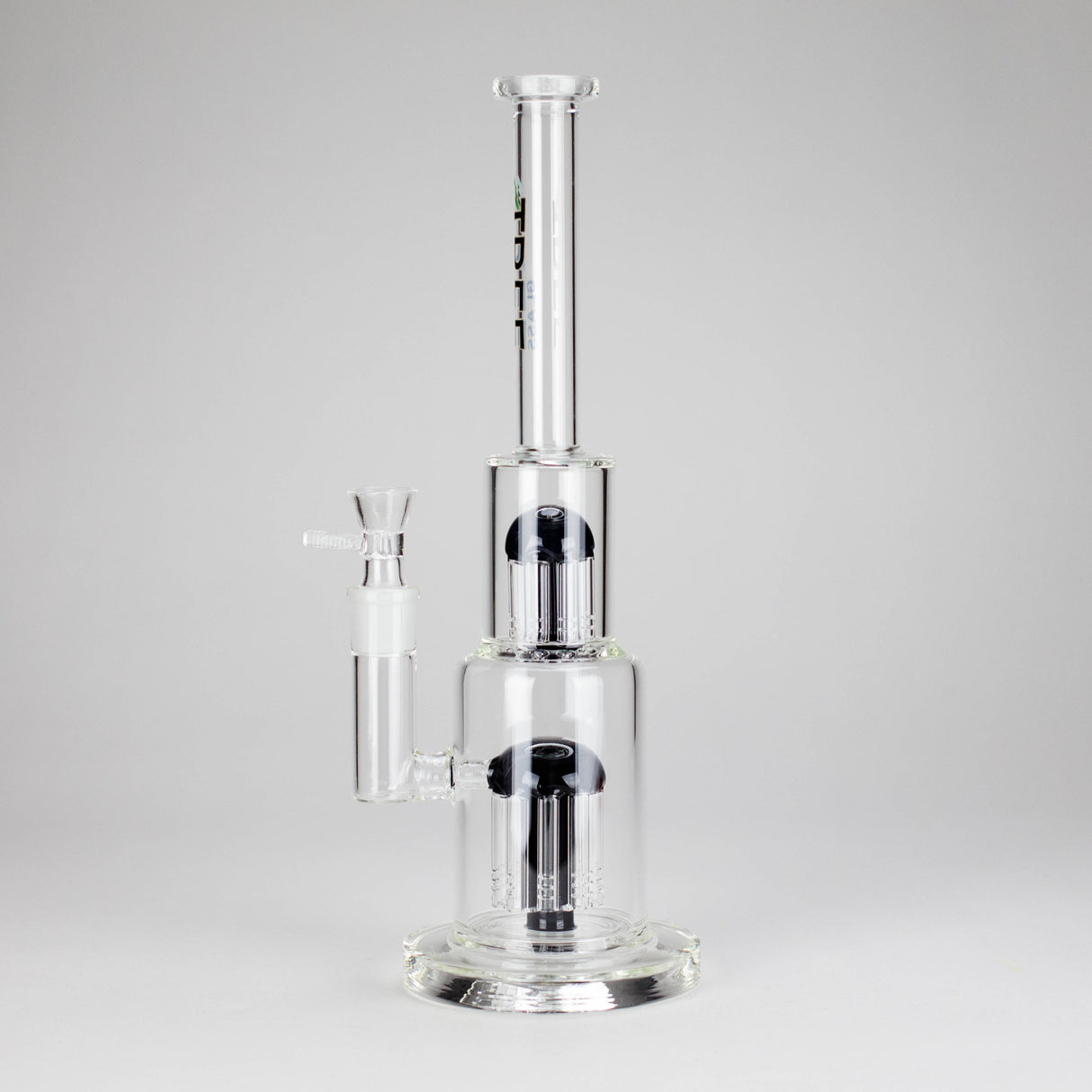 Tree Glass | 15" Double Tree Cake Bong Glass Bong Maq Distributors