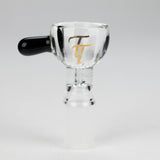 Tech Tubes | Signature 19mm Glass Bowl Bowl · Banger · Oil Burner Maq Distributors Black