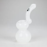 Tree Glass | 7" Showerhead Sherlock Glass Bubbler Glass Pipe Maq Distributors White