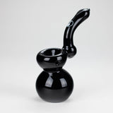 Tree Glass | 7" Showerhead Sherlock Glass Bubbler Glass Pipe Maq Distributors Black