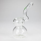 Tree Glass | 7" Showerhead Sherlock Glass Bubbler Glass Pipe Maq Distributors Clear