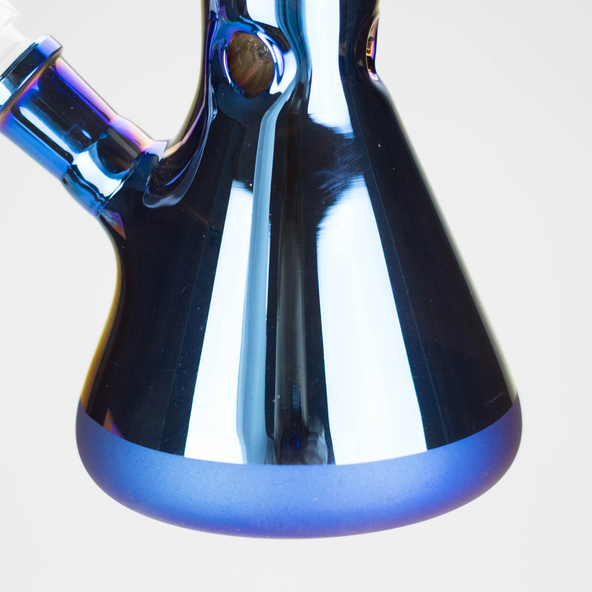 Karma | 9" Beaker Blue Metallic Glass Bong Glass Bong Maq Distributors