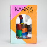 Karma | 6" Patches Design Inline Glass Dab Rig Glass Rig Maq Distributors