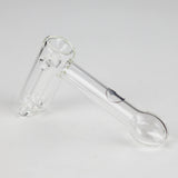 Tree Glass | 4.5" Thin Showerhead Hammer Glass Bubbler Glass Pipe Maq Distributors Clear
