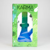 Karma | 9" Beaker 3 Toned Frosted Glass Bong Glass Bong Maq Distributors