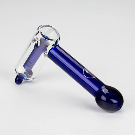 Tree Glass | 4.5" Thin Showerhead Hammer Glass Bubbler Glass Pipe Maq Distributors Blue