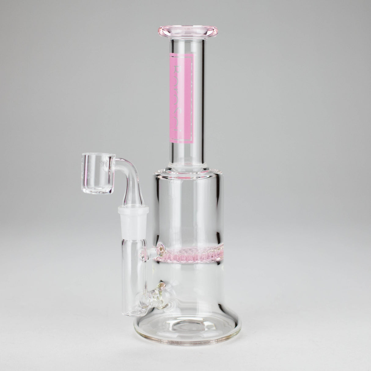 BoroSci | 7" Honeycomb Glass Rig Glass Rig Maq Distributors Pink