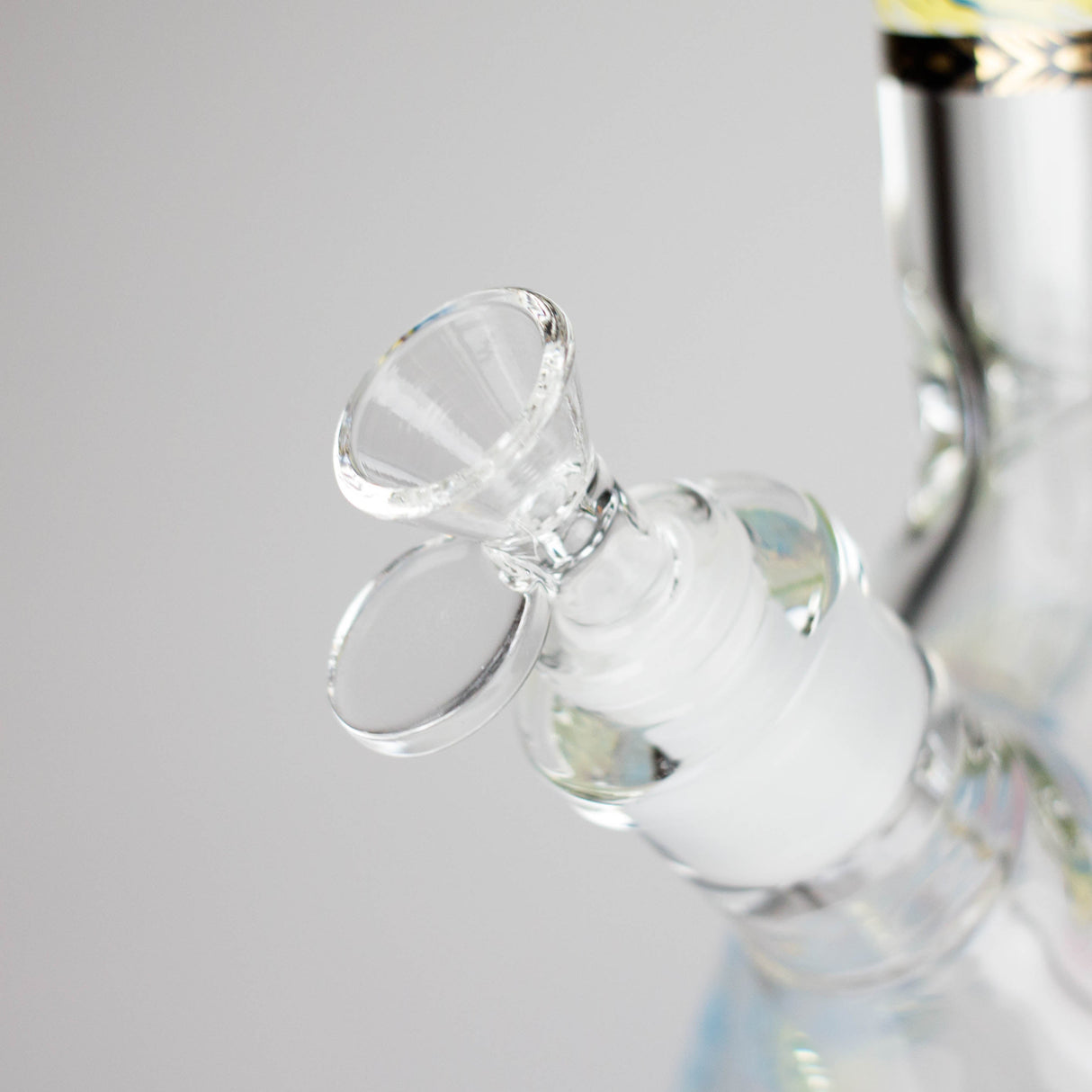 14" 7 mm Glass Bong With Pirate Design Glass Bong 777 Smoke