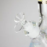 14" 7 mm Glass Bong With Pirate Design Glass Bong 777 Smoke
