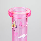 10" Glass Bong With The Butterfly Design Glass Bong 777 Smoke
